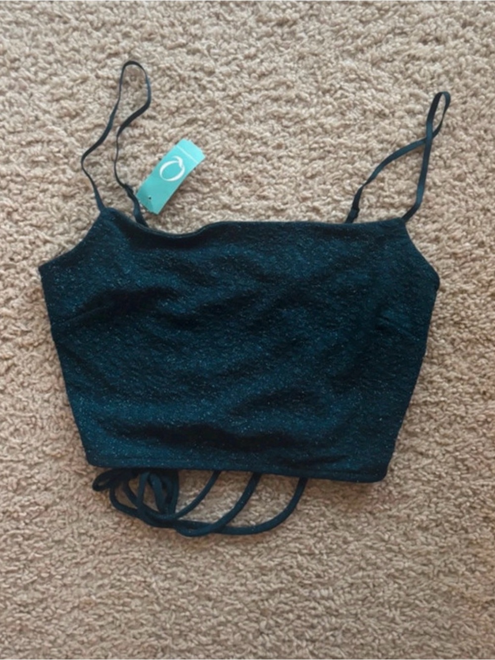 Sparkly crop top
